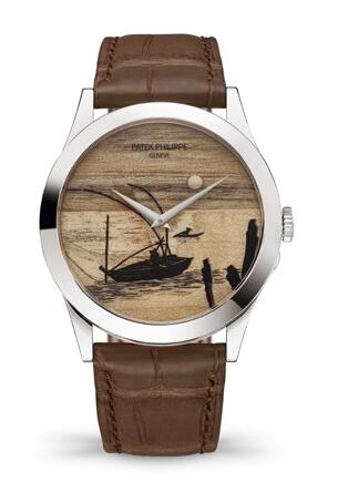 Replica Watch Patek Philippe 5089G-116 Calatrava 5089G Fisherman in a Boat